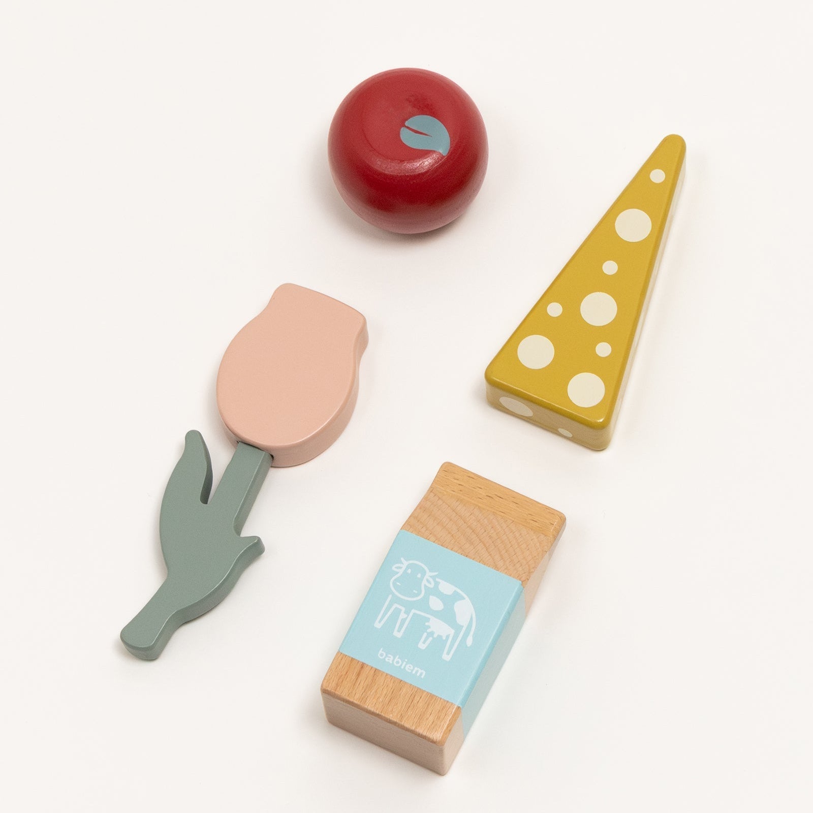 Babiem® Loopwagen Oliver | Houten winkelwagen met accessoires