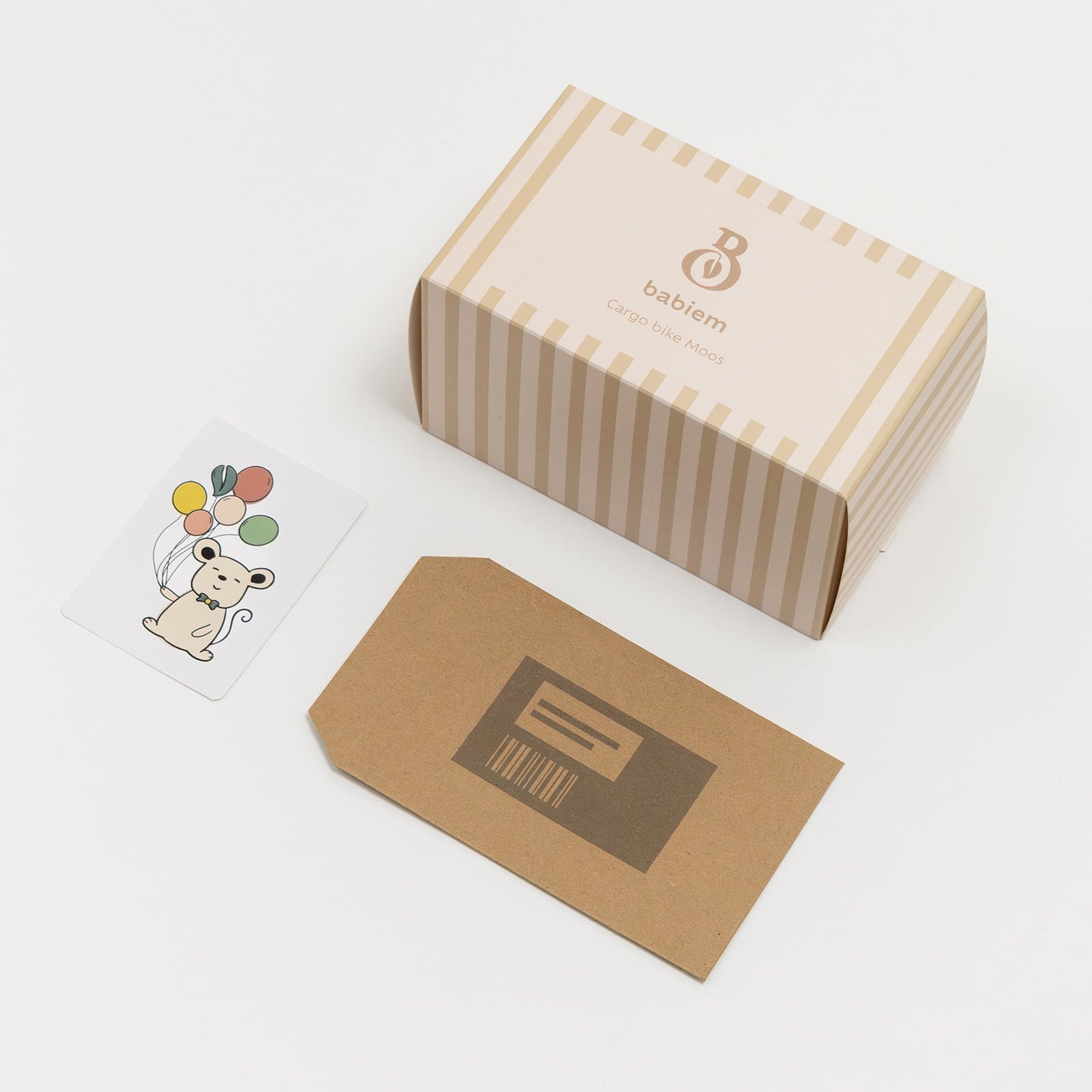 Babiem® Bakfiets Moos | Inclusief Accessoires